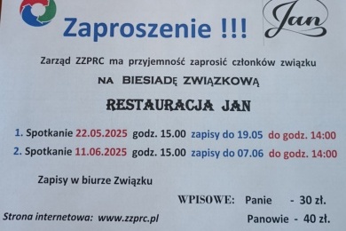 ZAPROSZENIE NA BIESIADĘ