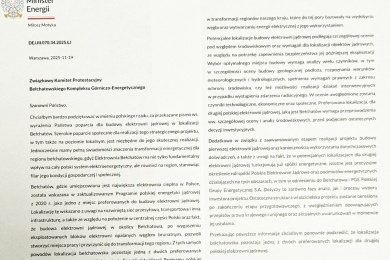 ODPOWIEDŹ MINISTRA MIŁOSZA MOTYKI 